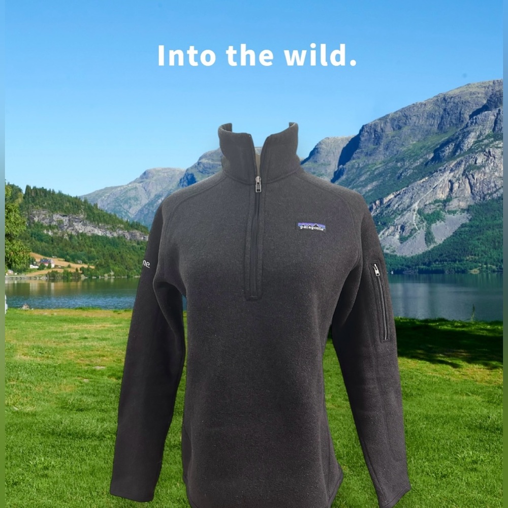 Patagonia 3/4 Zip Women’s Fleece Pullover.
Black . Size : Small